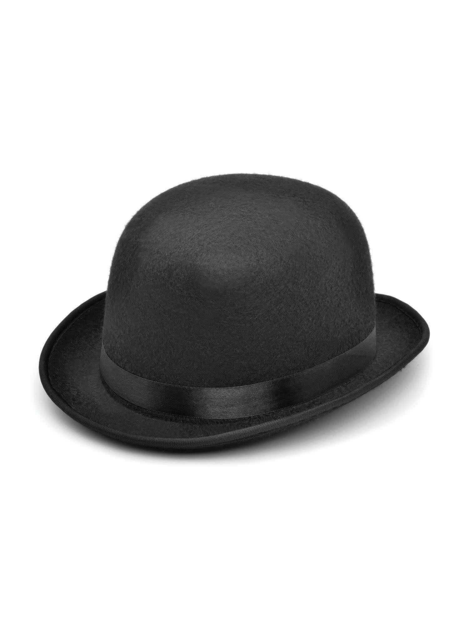 Bowler Hat - Black Felt Hat - Small 1