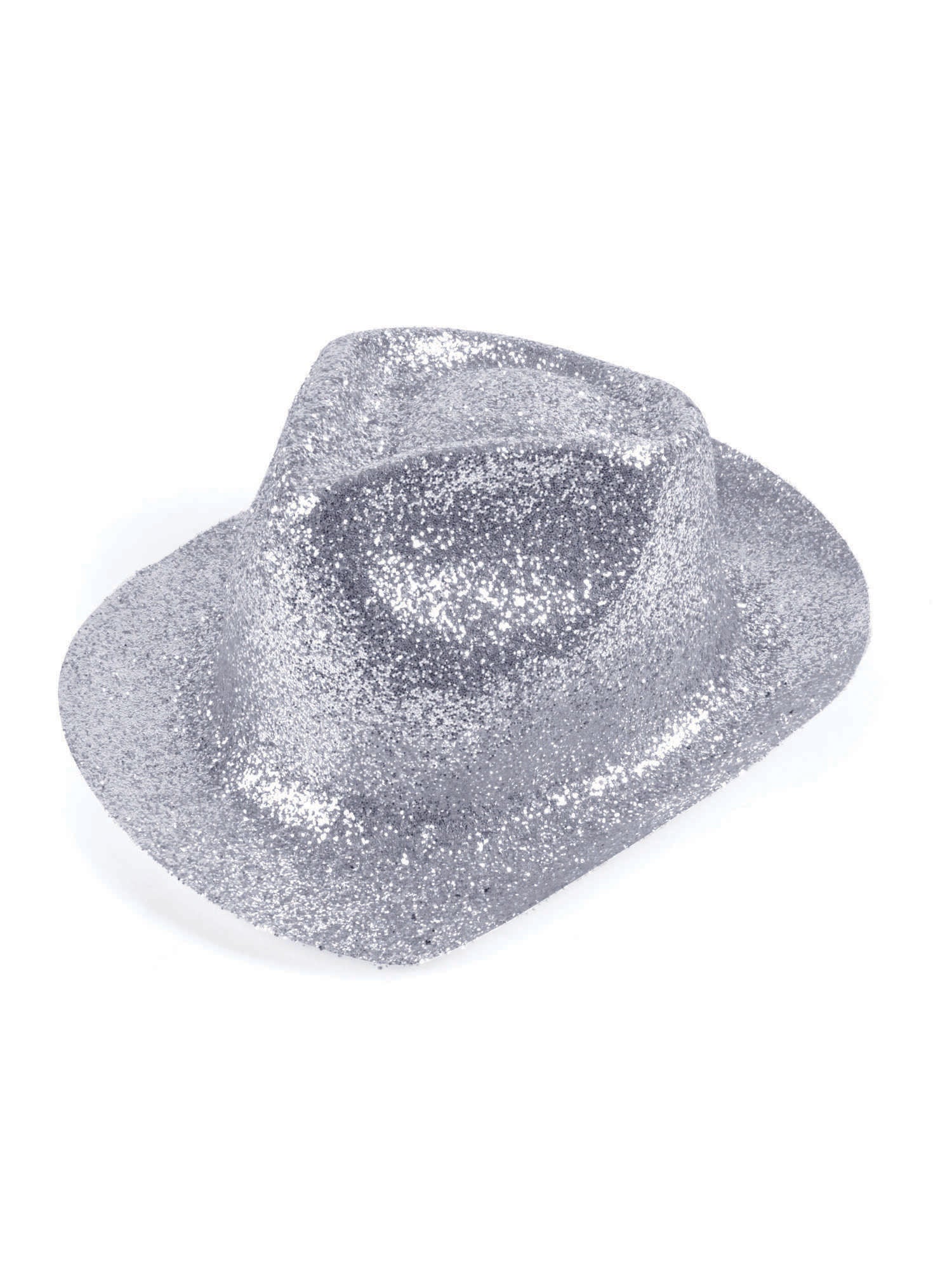Silver Glitter Trilby 1