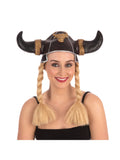 Viking Helmet With Blonde Plaits 1