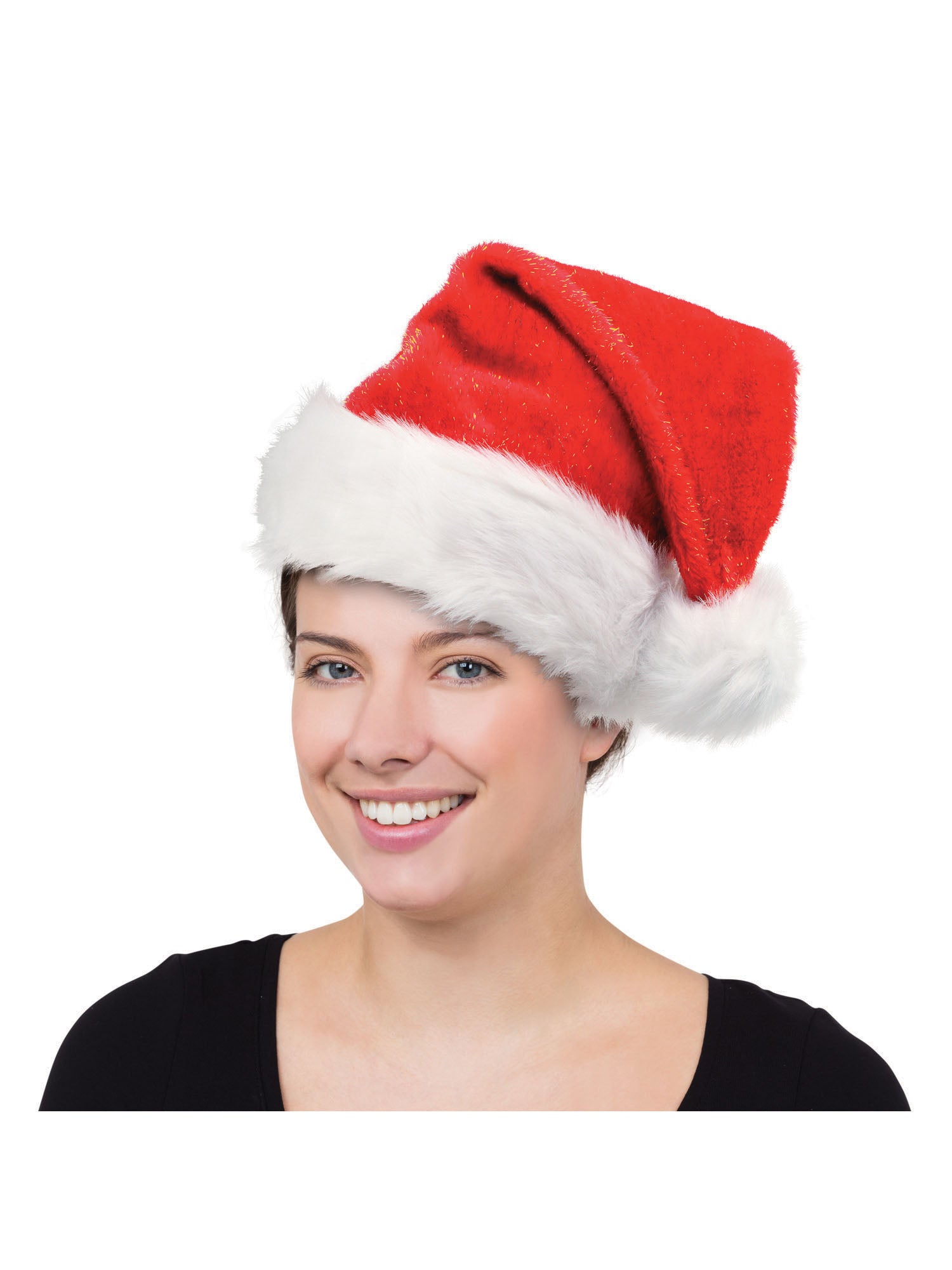 Santa Hat - Plush Glitter 1