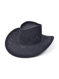 Cowboy Hat, Stitched - Black 1