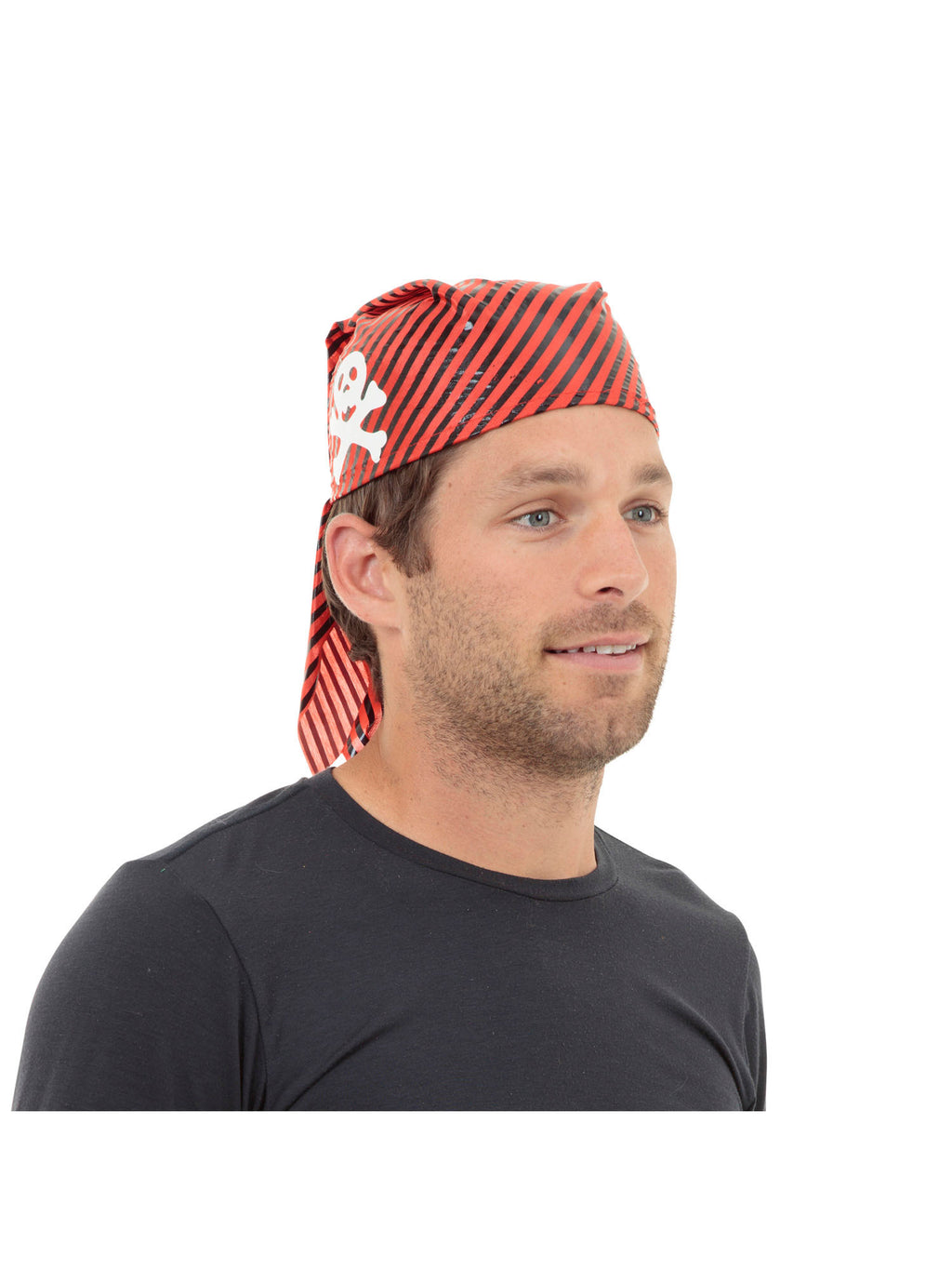 Pirate Skull Hat Red/Black 2