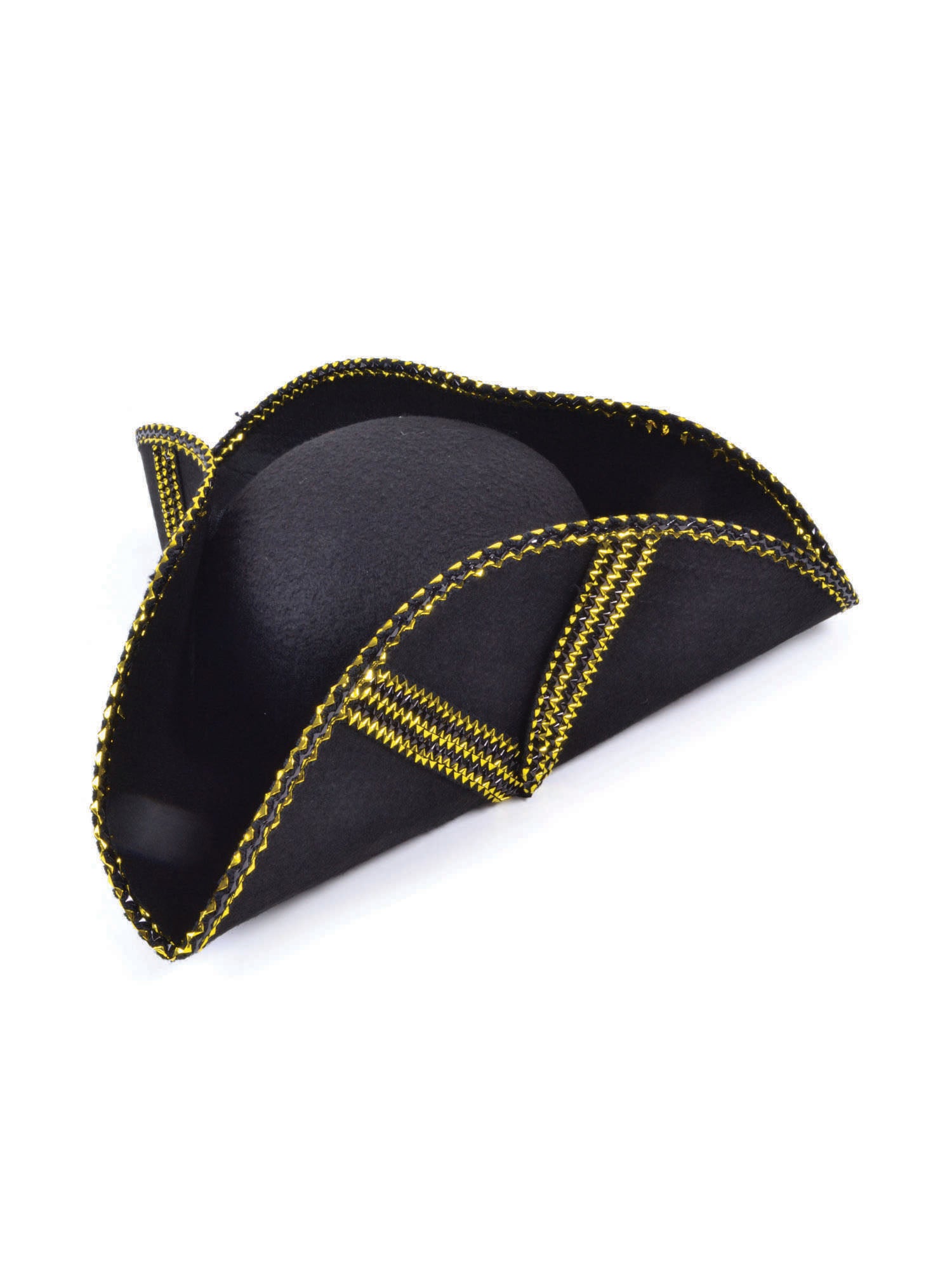 Tricorn Hat With Gold Trim 1