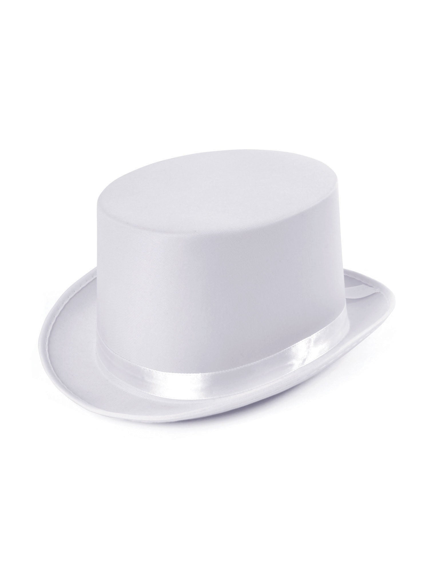 Top Hat - White (Satin Look) 1
