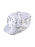 Sequin Cap 70's Style Silver 1