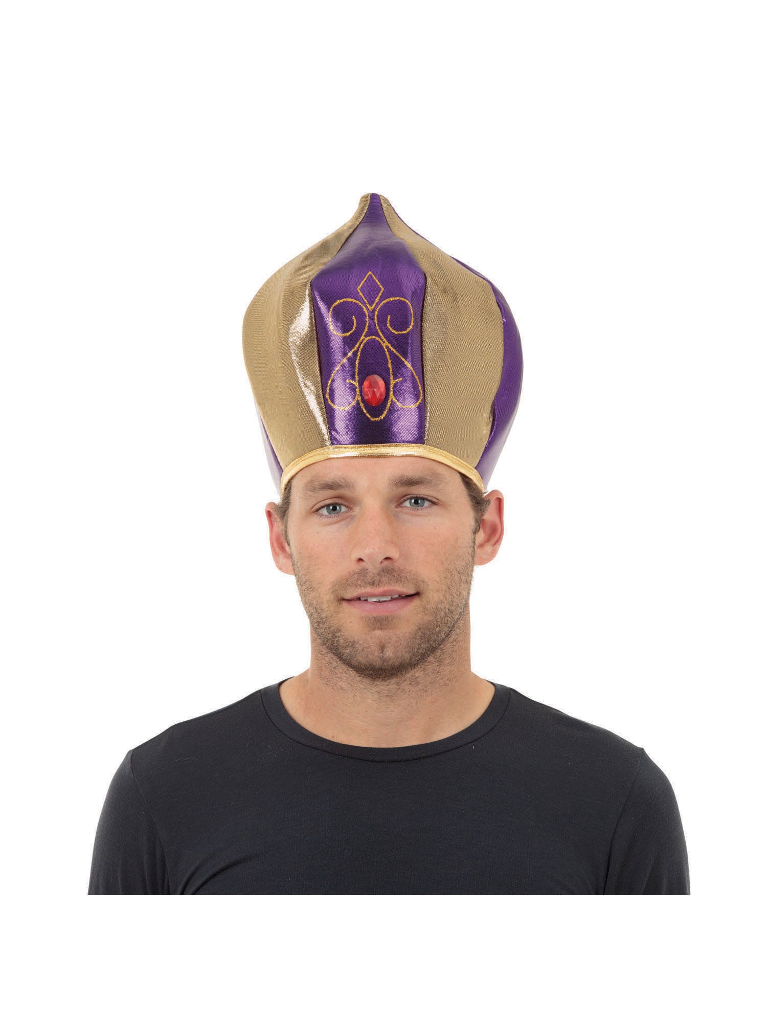 Sultan Hat Tall Purple 1