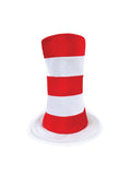 Red And White Striped Top Hat - 1