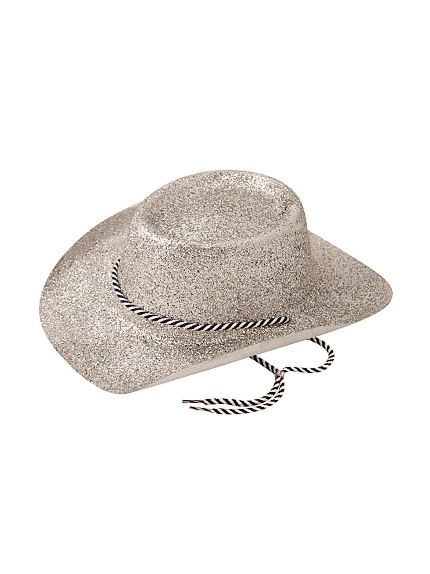 Cowboy Hat Glitter Silver 1