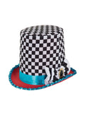 Stovepipe Mad Hatter Chequered Hat 1