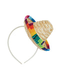Sombrero Straw Mini Hat On Headband 1