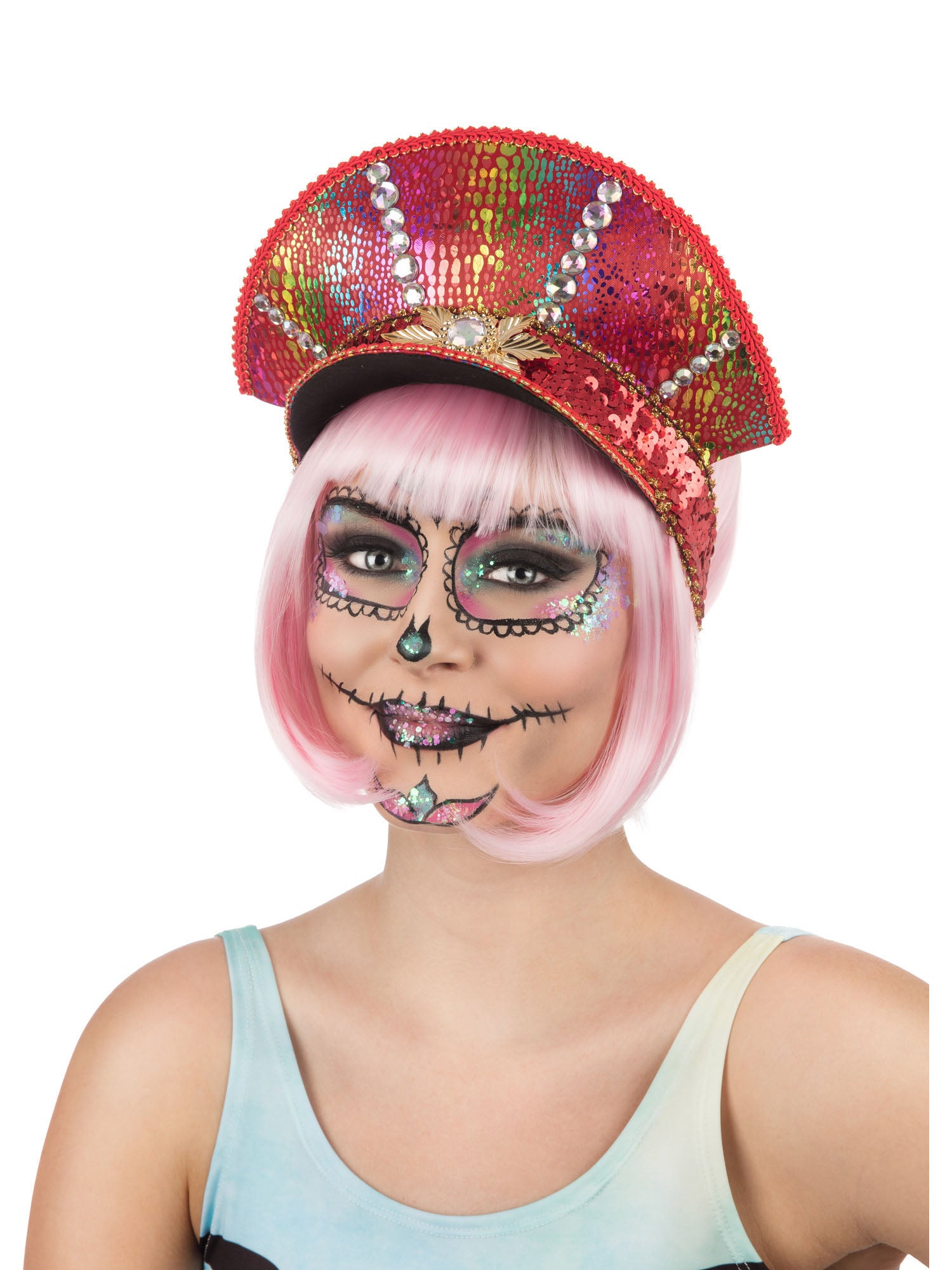 Festival Military Hat Pink Party 1