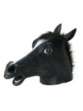 Horse Rubber Mask - Black 1