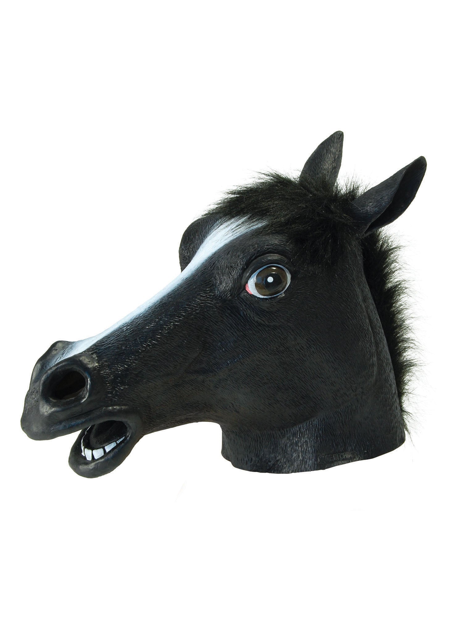 Horse Rubber Mask - Black 1