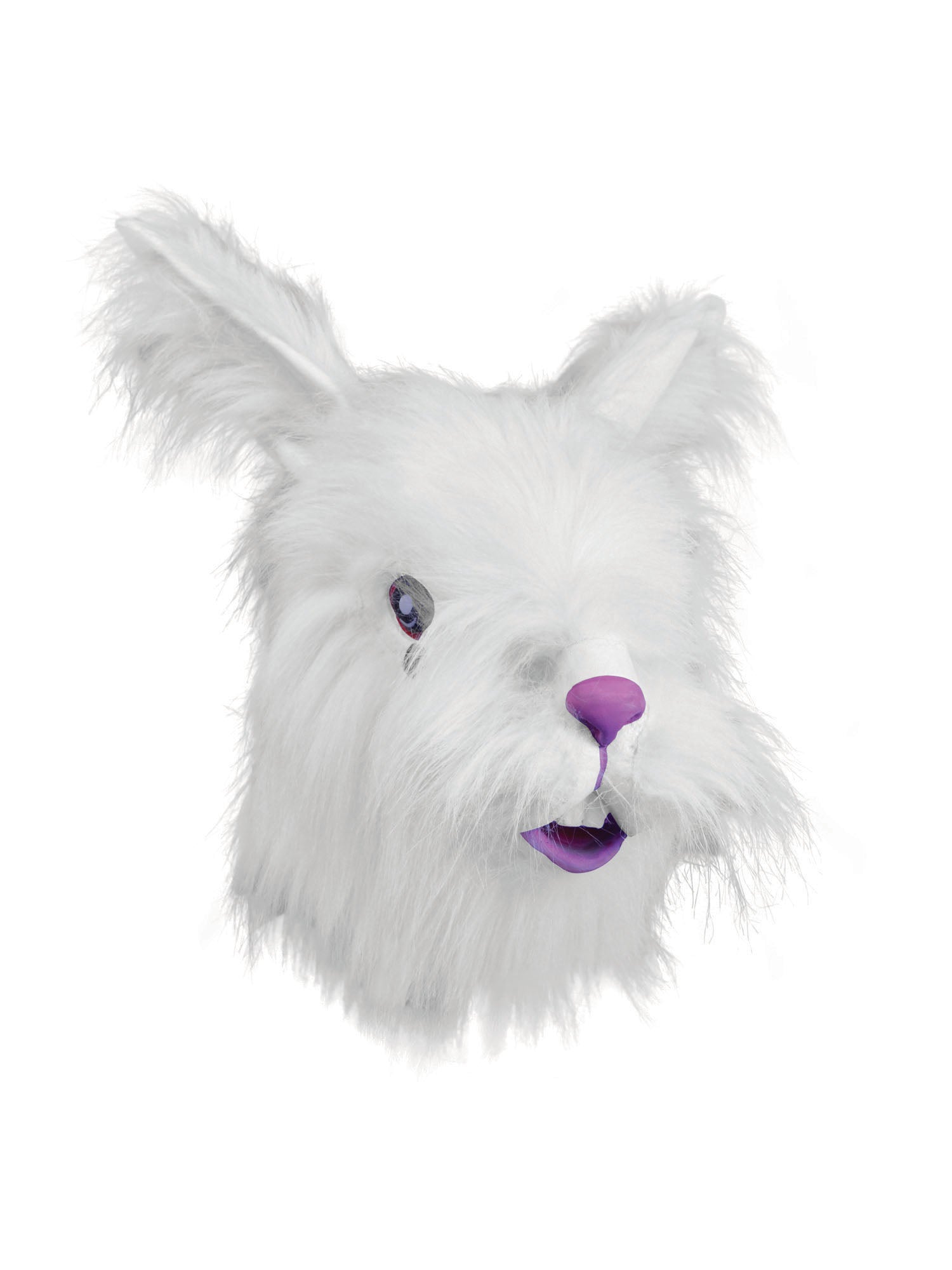 Rabbit Mask With White Fur 1