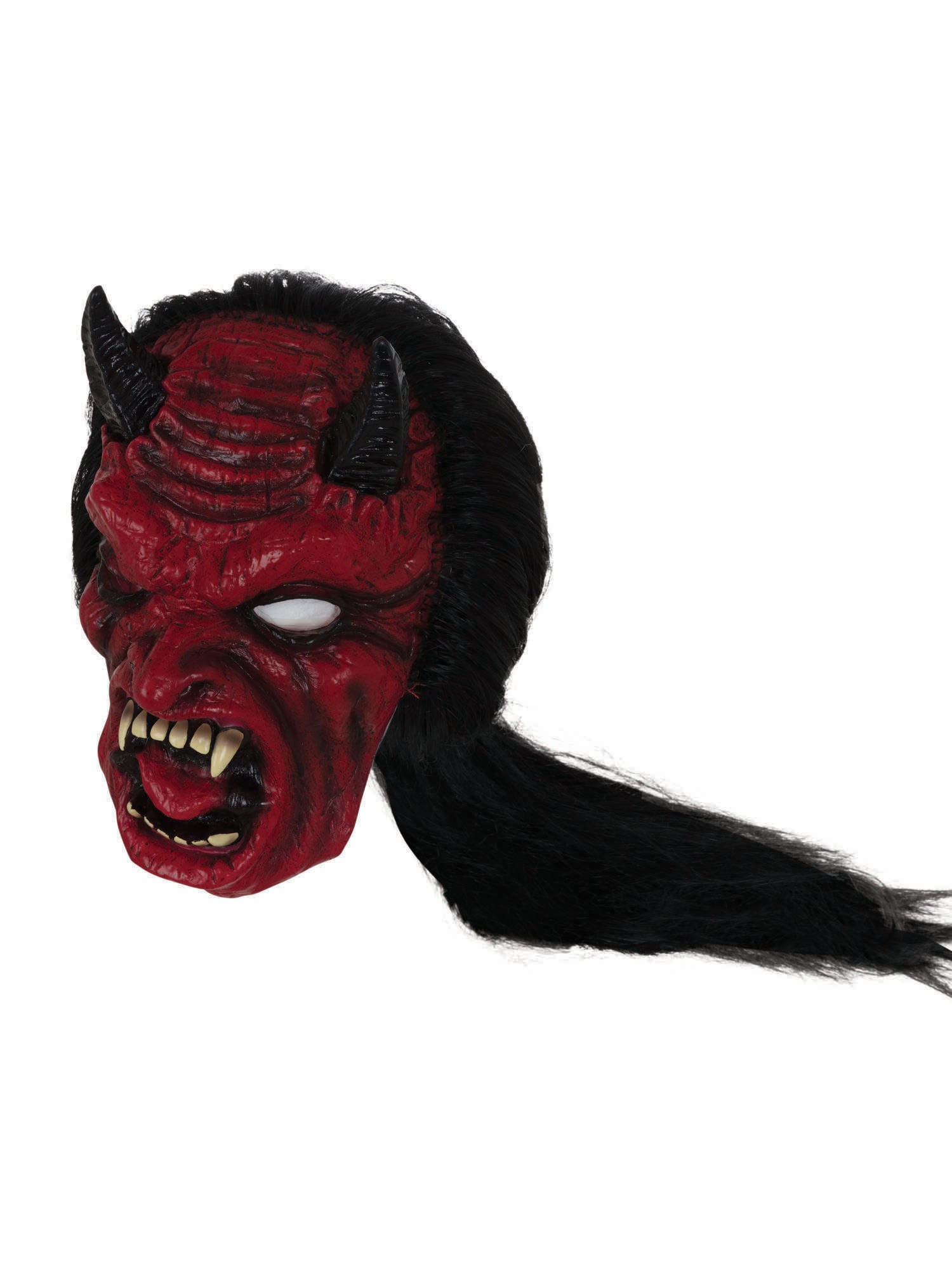 Devil Mask W/Hair *** 2