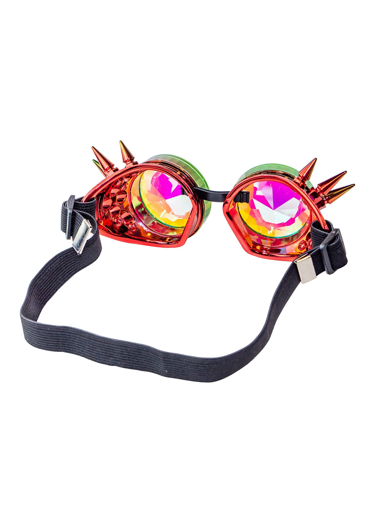 Kaleidoscope Goggles Green & Red 2
