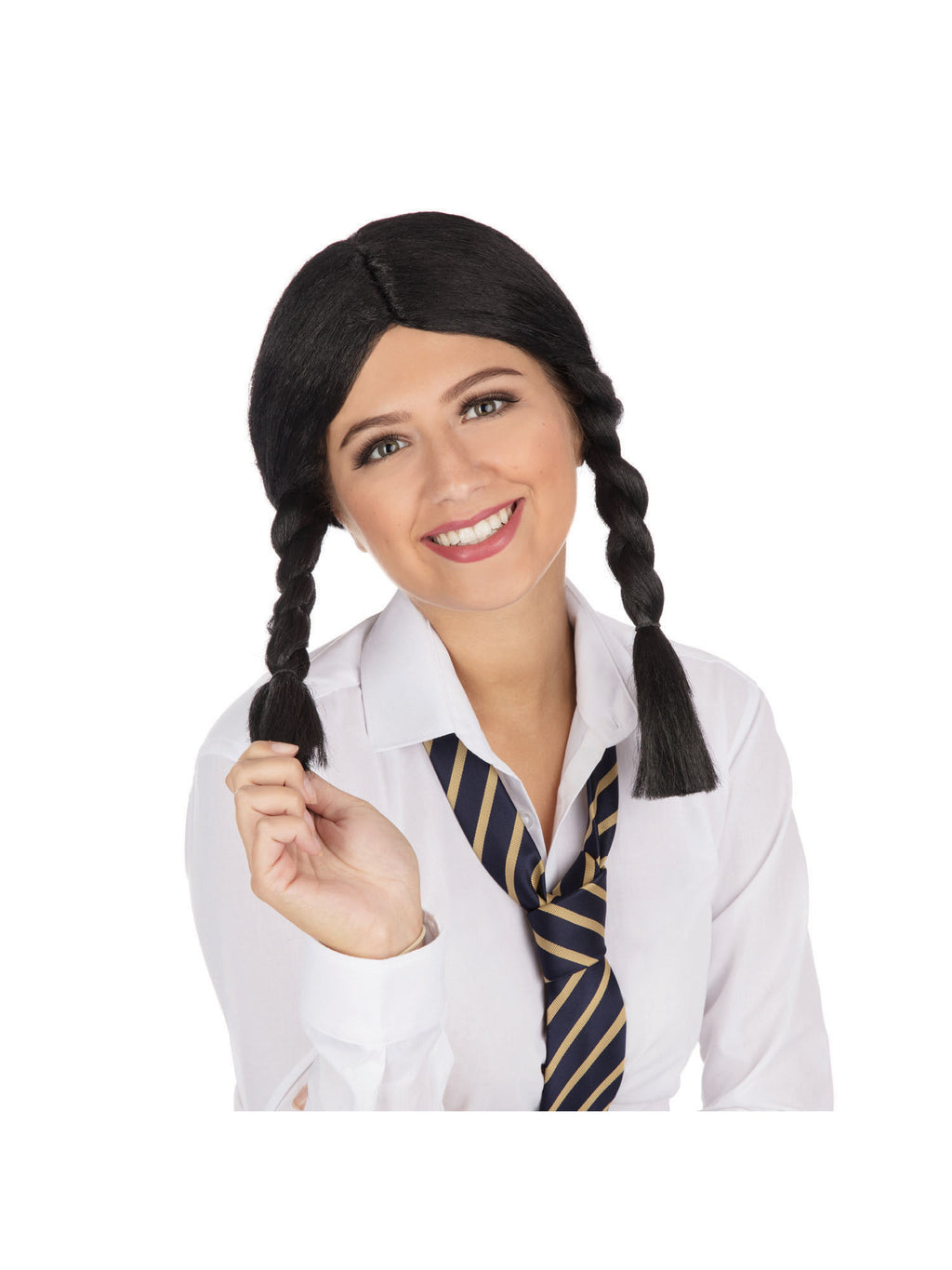 Black Schoolgirl Wig 1