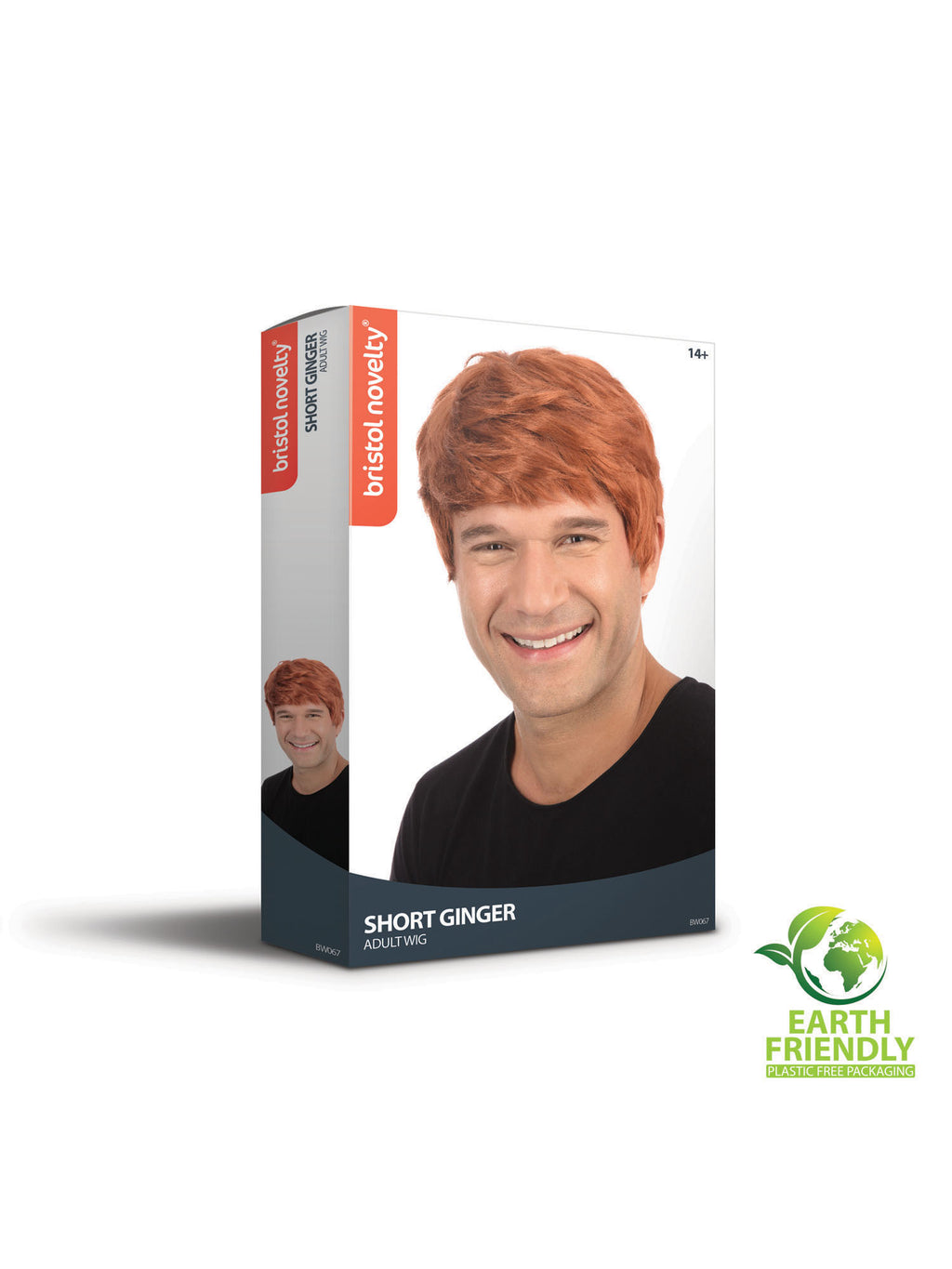 Male Wig - Short - Ginger Boxed 2