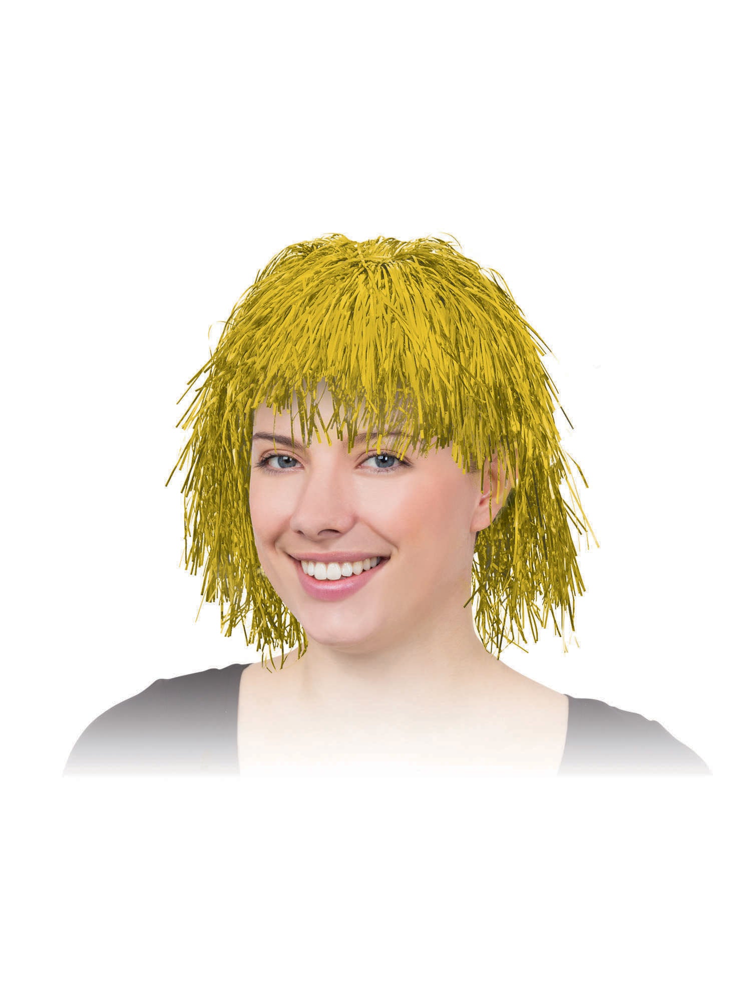 Tinsel Wig. Gold 1