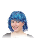 Blue Tinsel Wig 1