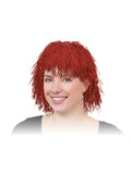 Tinsel Wig. Red 1