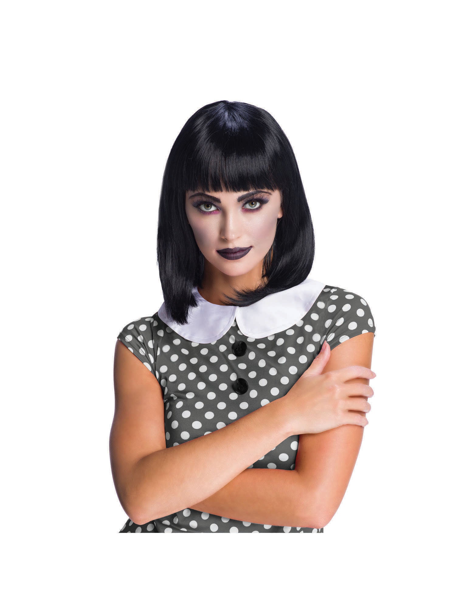 Peggy Sue Black Wig 1