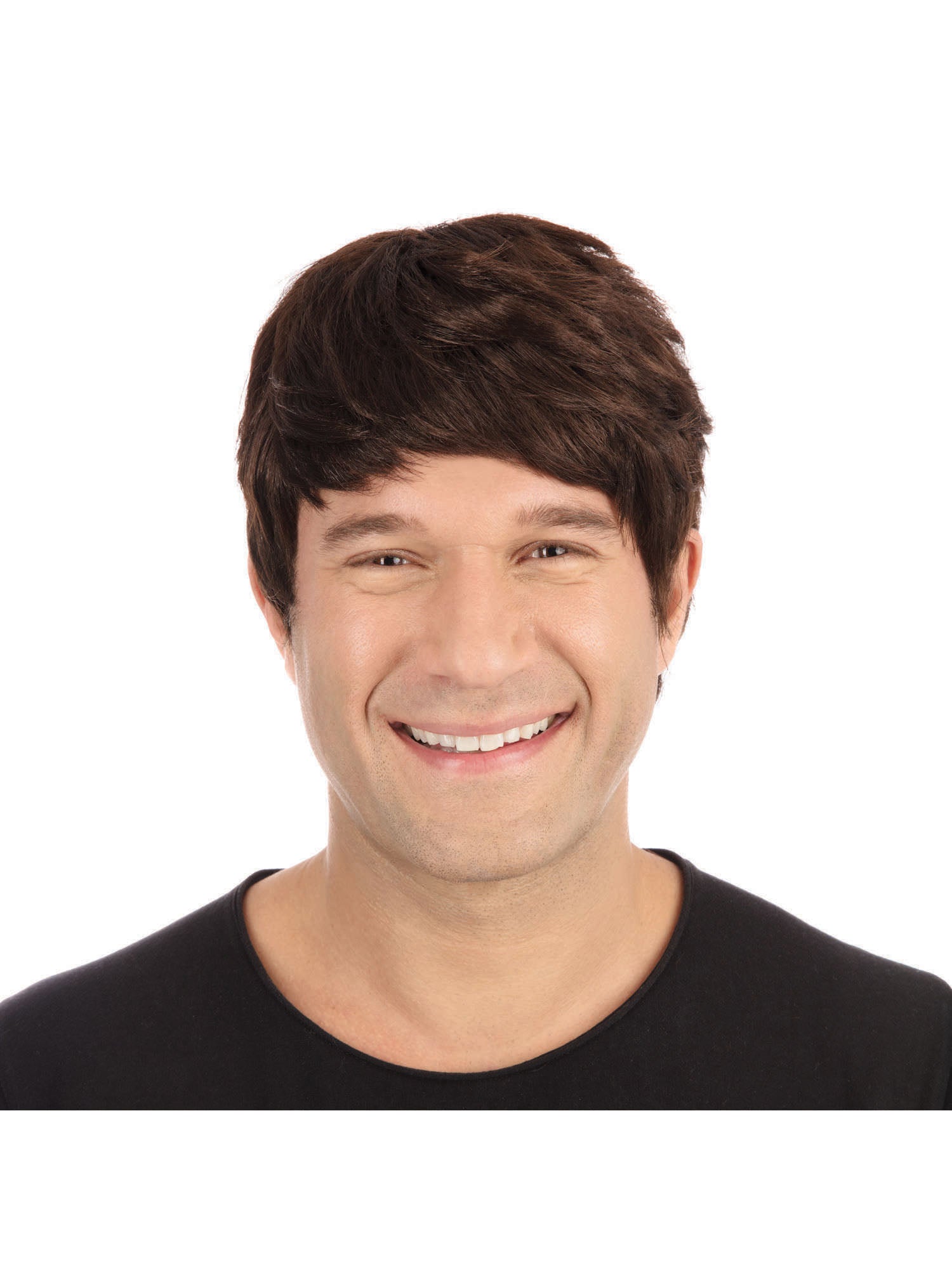 Short Brown Men's Wig 1