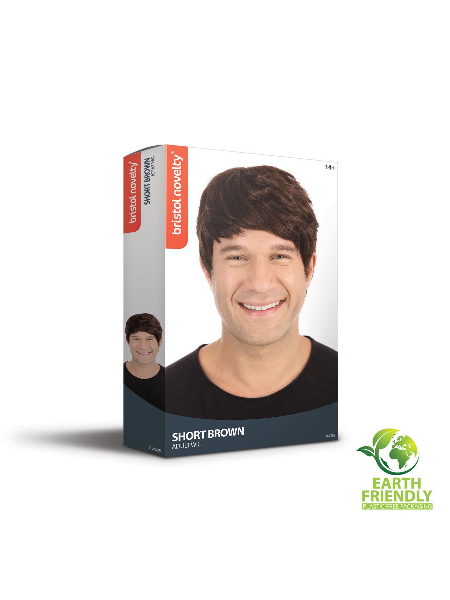 Short Brown Men's Wig 2