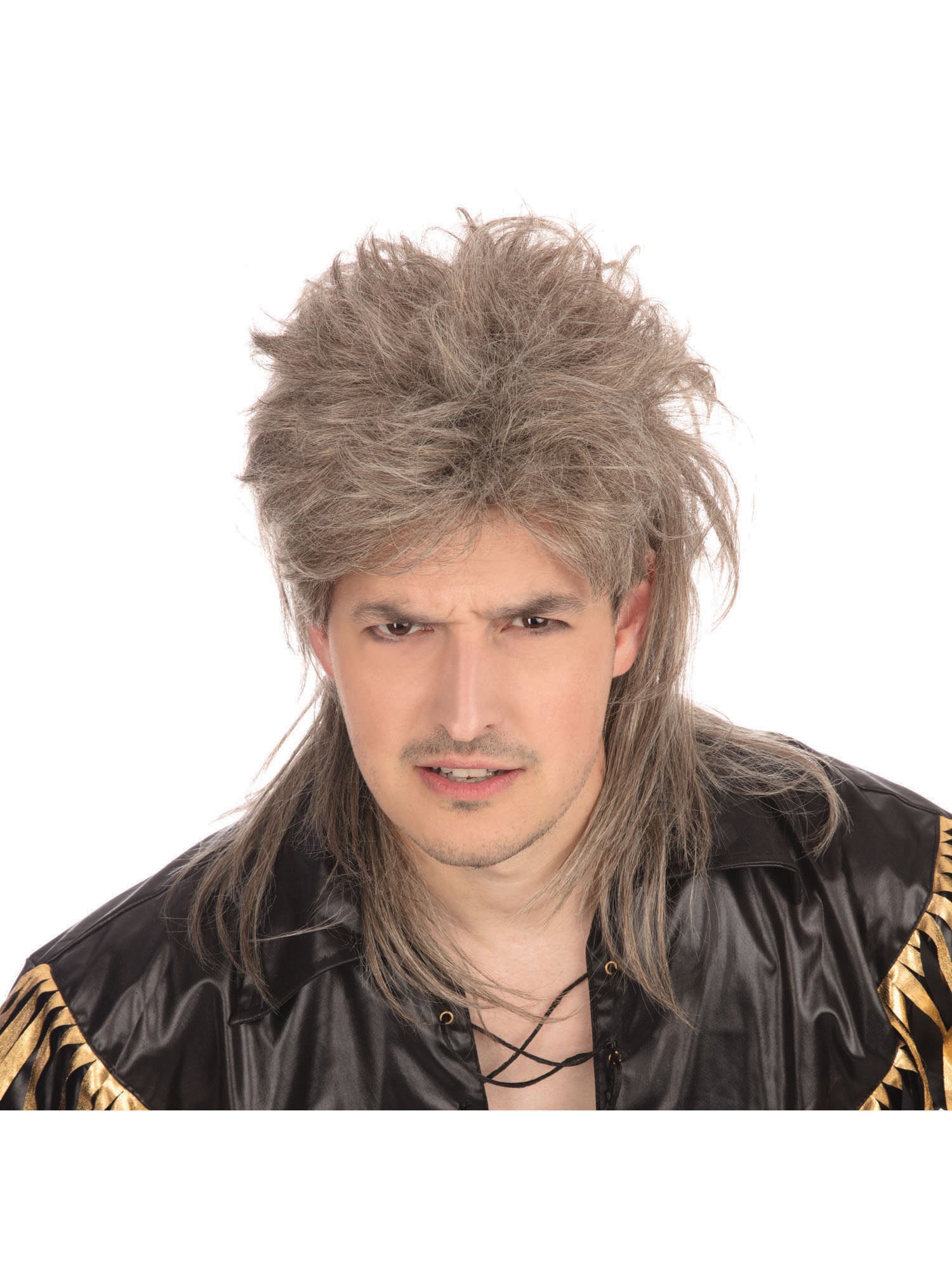 Mullet Wig Deluxe.Brown/Blonde 2