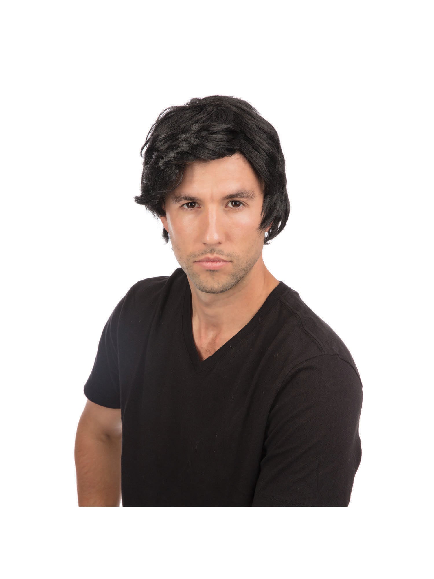 Black Mans Wig Side Parting 1