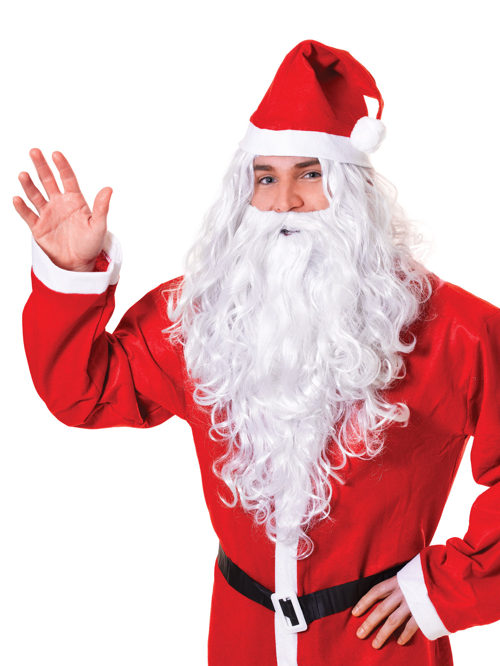 White Santa/Wizard Wig And Beard 1