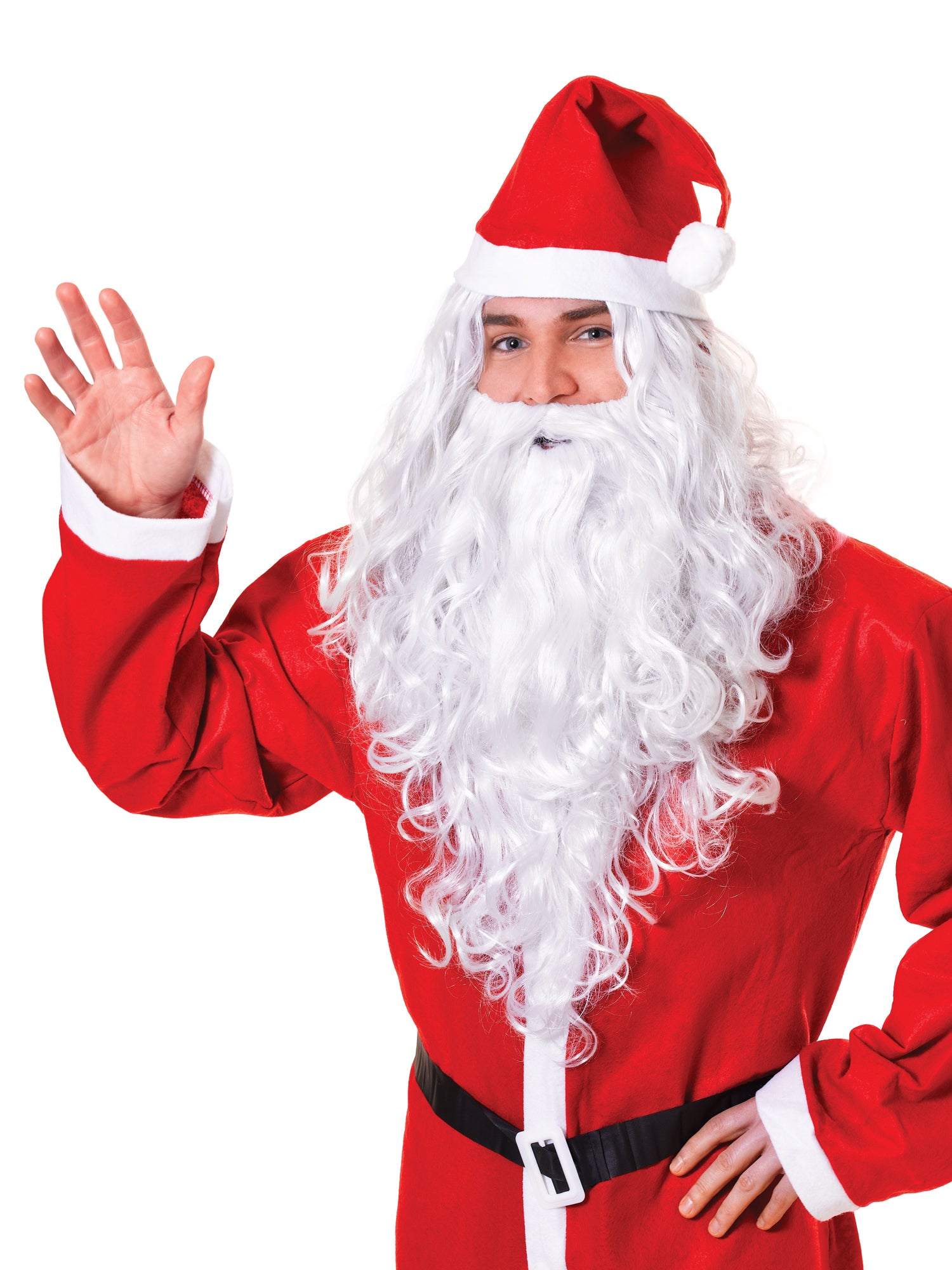 White Santa/Wizard Wig And Beard 1