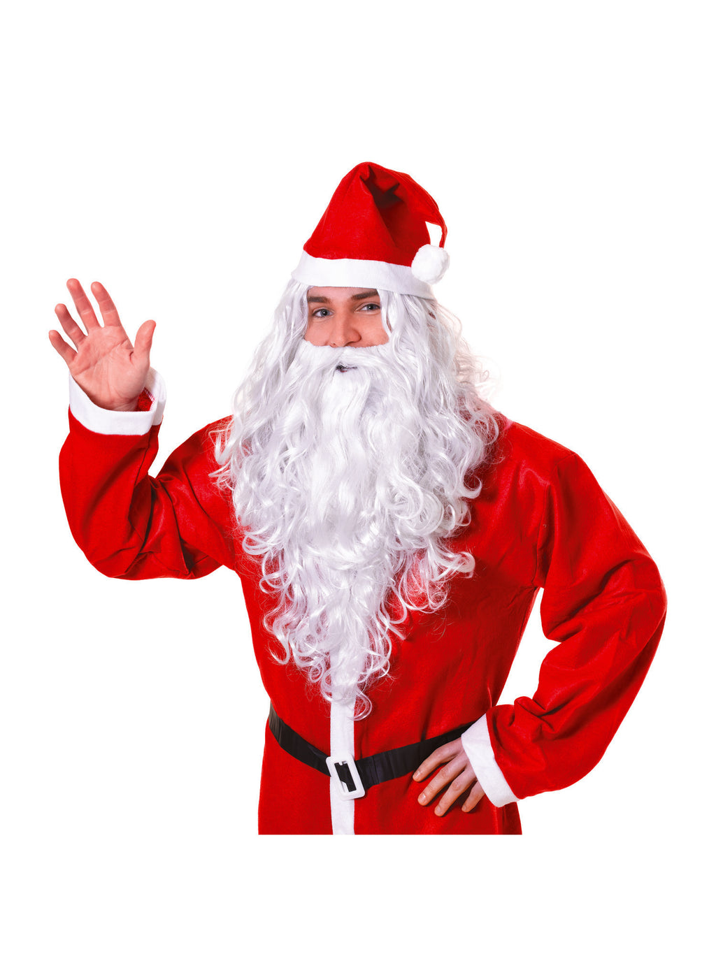 White Santa/Wizard Wig And Beard 4