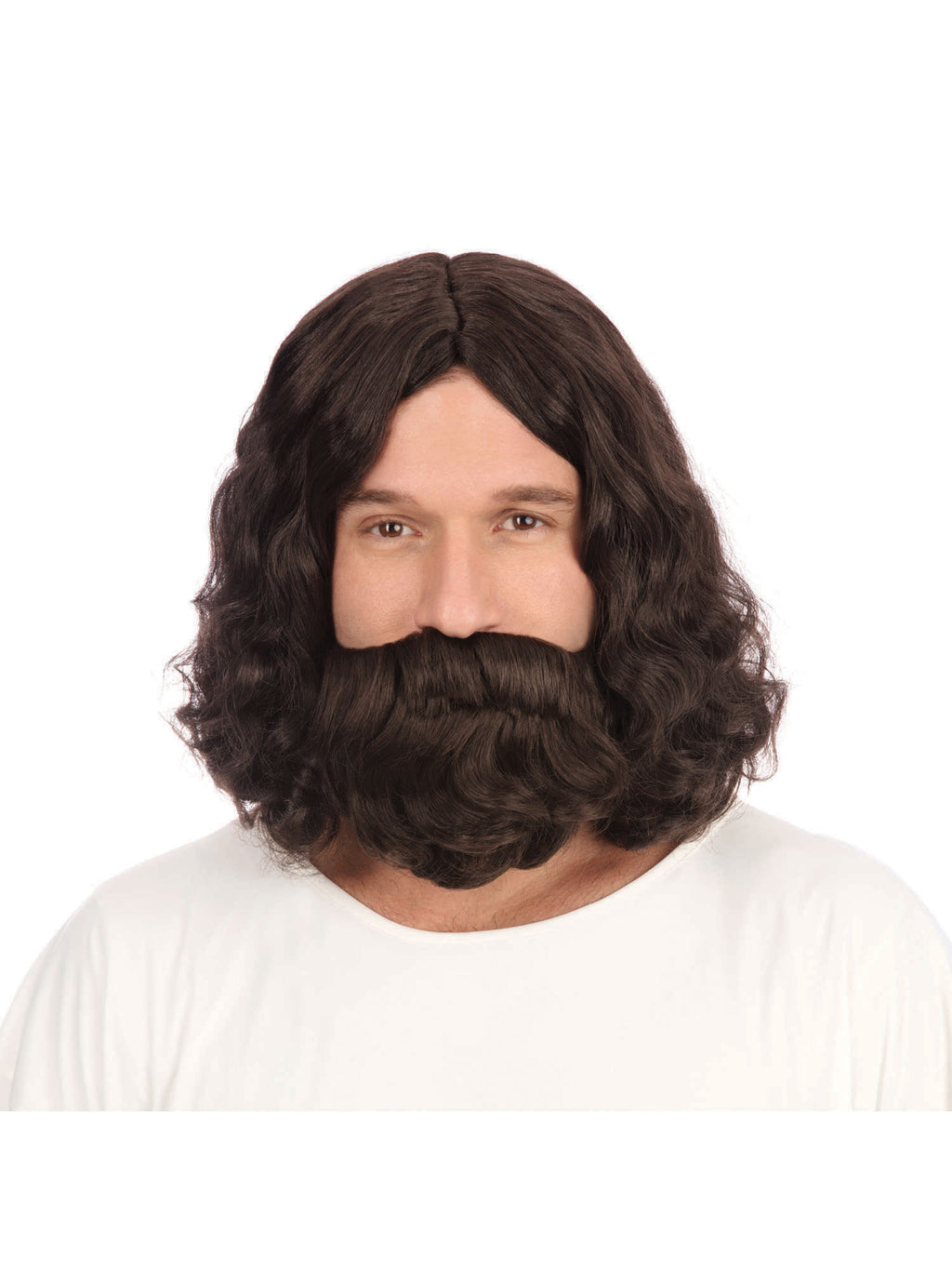 Hippy/Jesus Wig And Beard Set 1