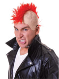Mohican With Red Hair Wig 1