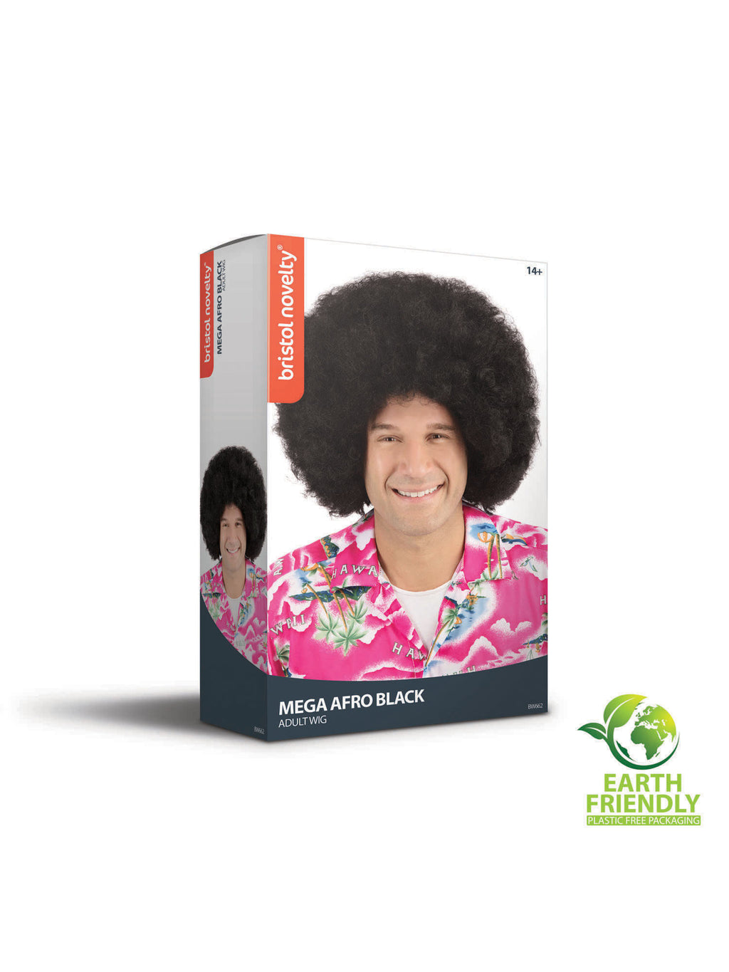 Afro Wig Black Mega (B25) (Boxed) 2
