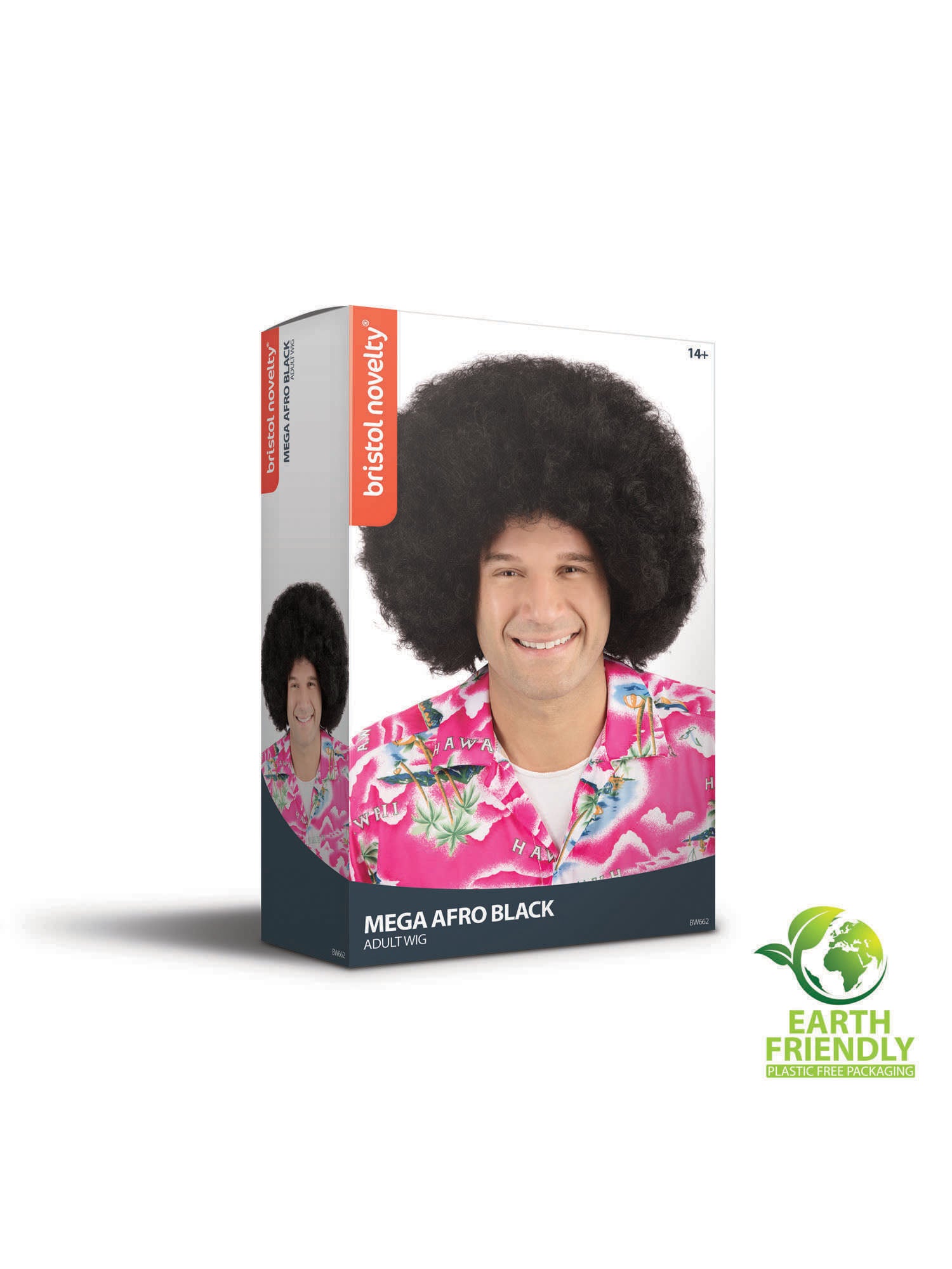 Afro Wig Black Mega (B25) (Boxed) 2