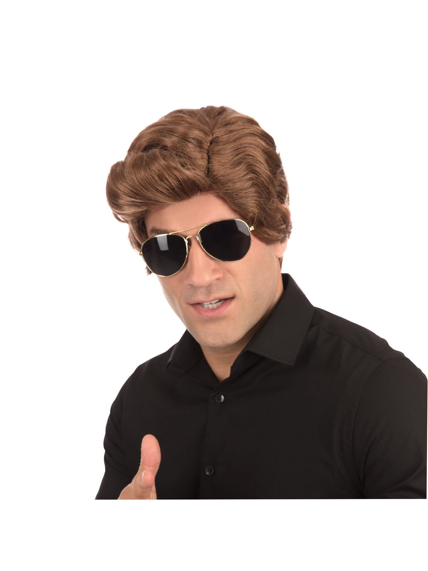 Used Car Salesman Wig - Brown 1