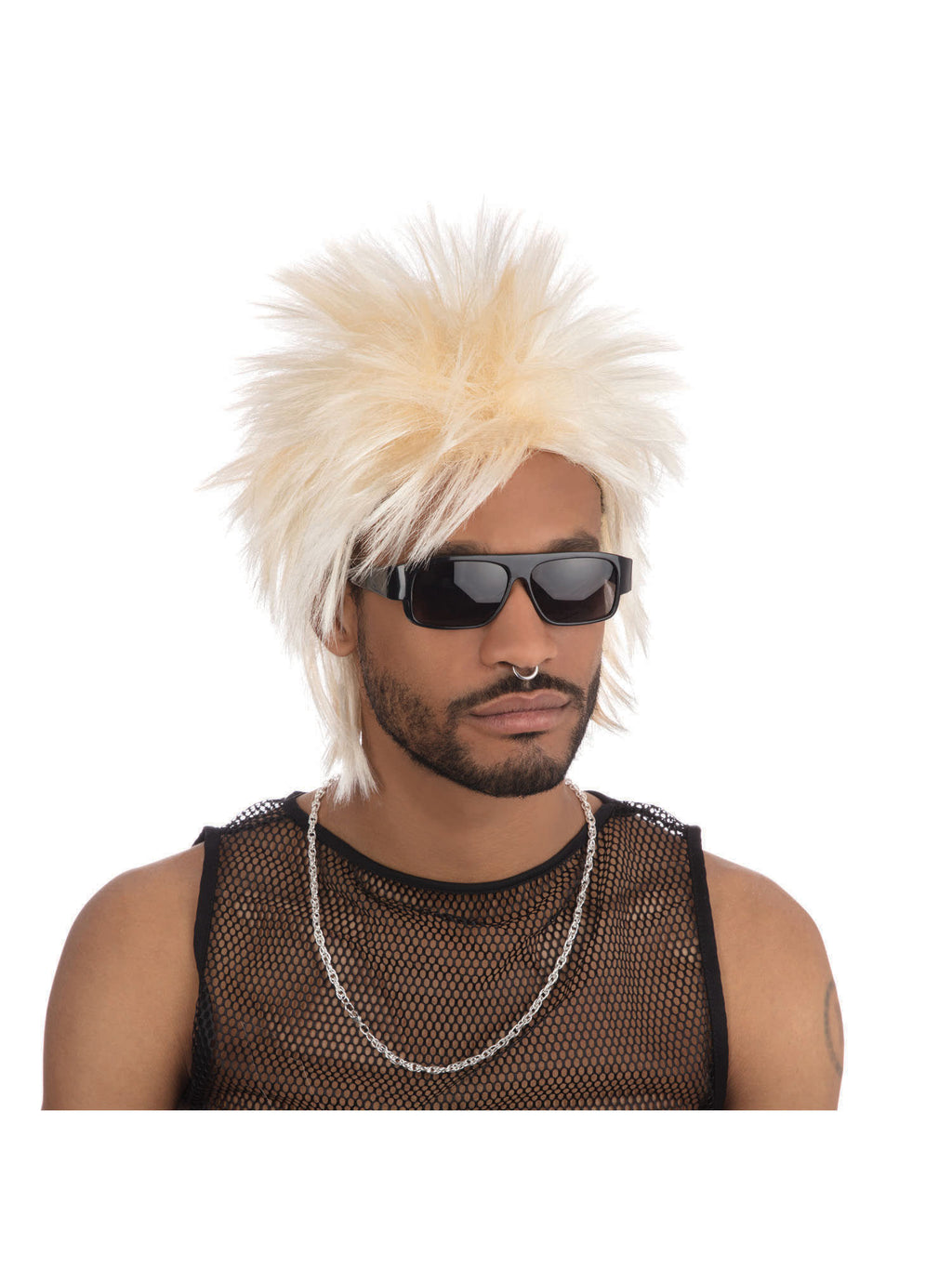 80'S Rock Idol Wig. Blonde 1