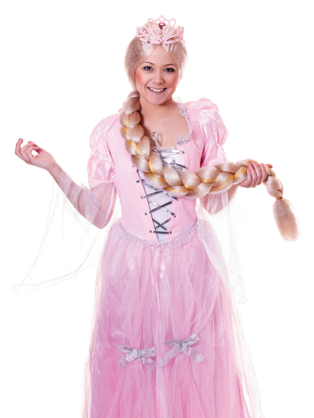 Long Braided Wig Blonde 1