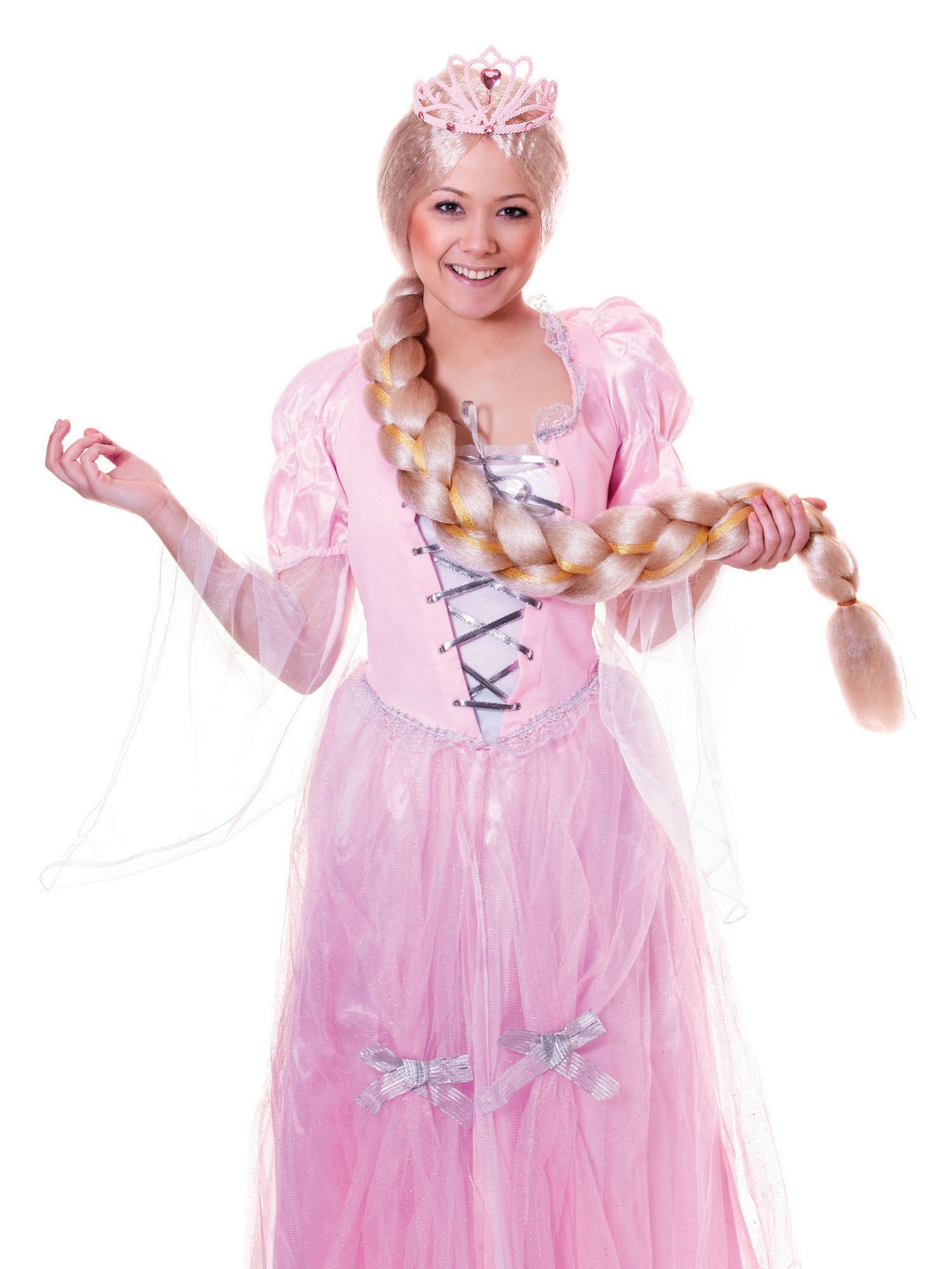 Long Braided Wig Blonde 1