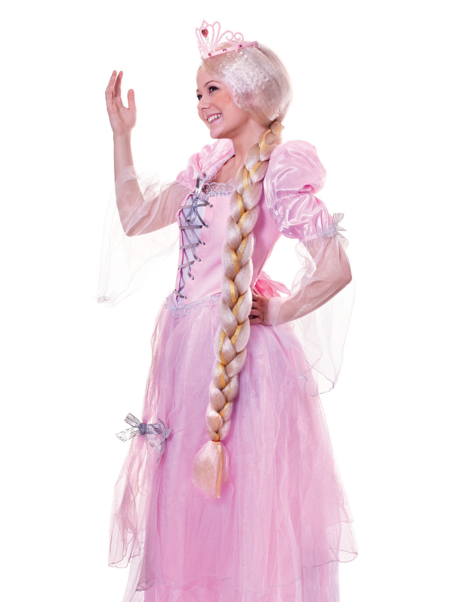 Long Braided Wig Blonde 2