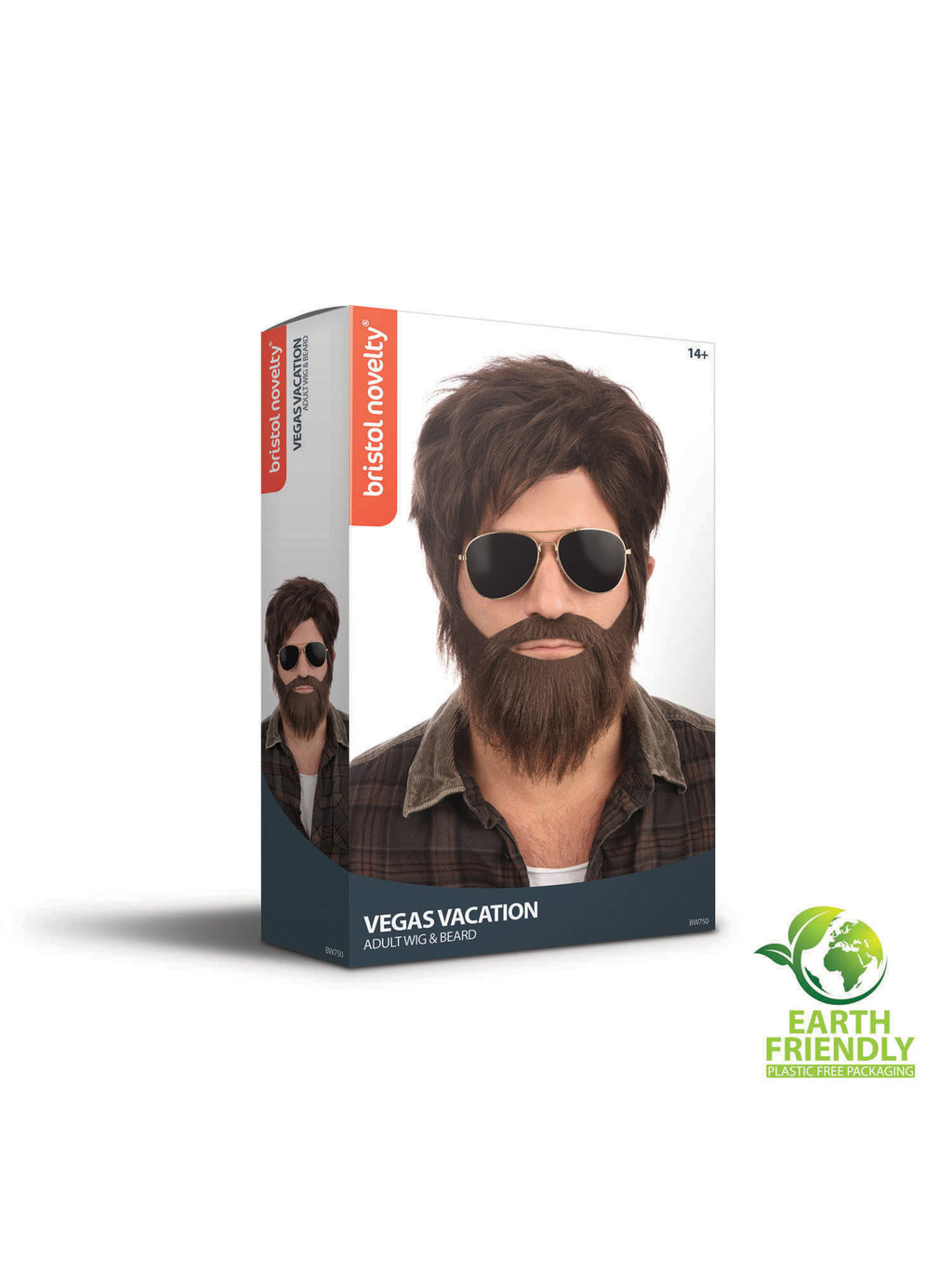 Vegas Vacation Wig & Beard Set 2