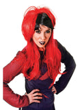 Punk Wig Ladies Red/Black *** 1