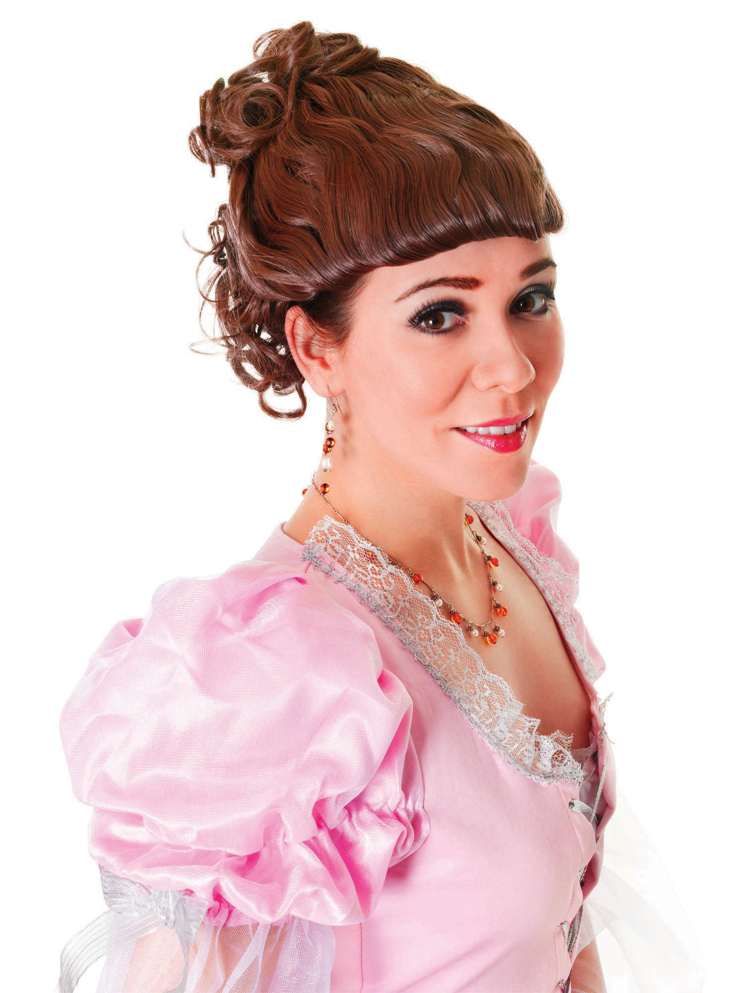 Victorian Lady Wig Brown *** 1