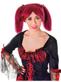 Burgundy Steampunk Wig 1