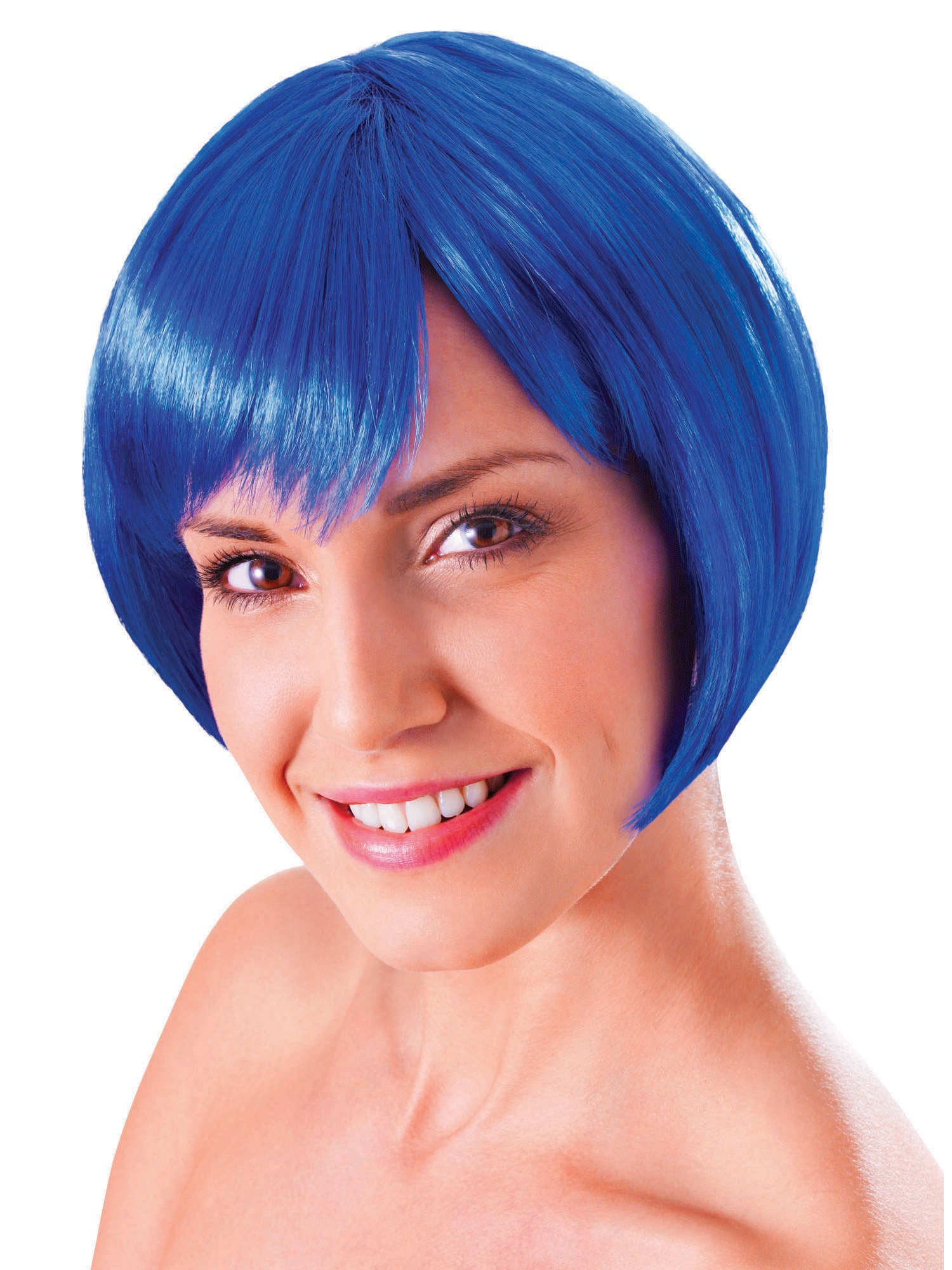Flirty Flick Wig. Blue *** 1