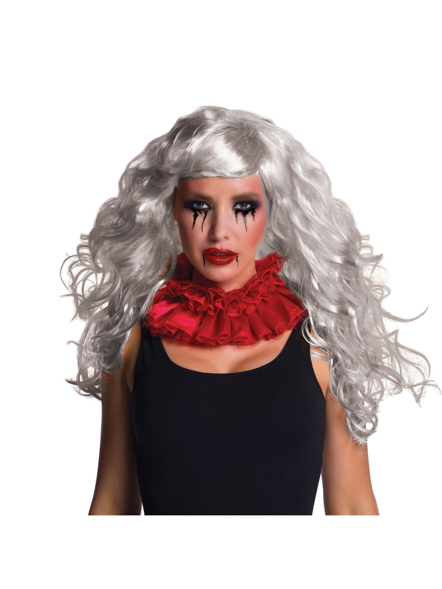 Temptress Gothic Wig. Silver Grey 1