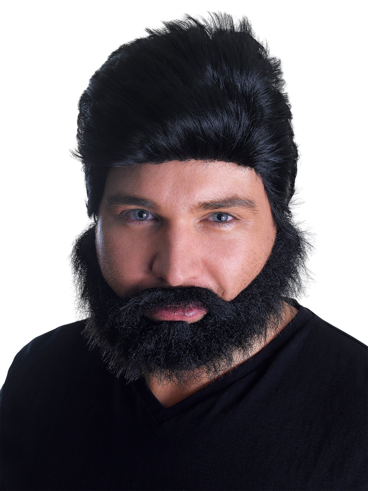 Euro Pop Star Wig And Beard Set 1