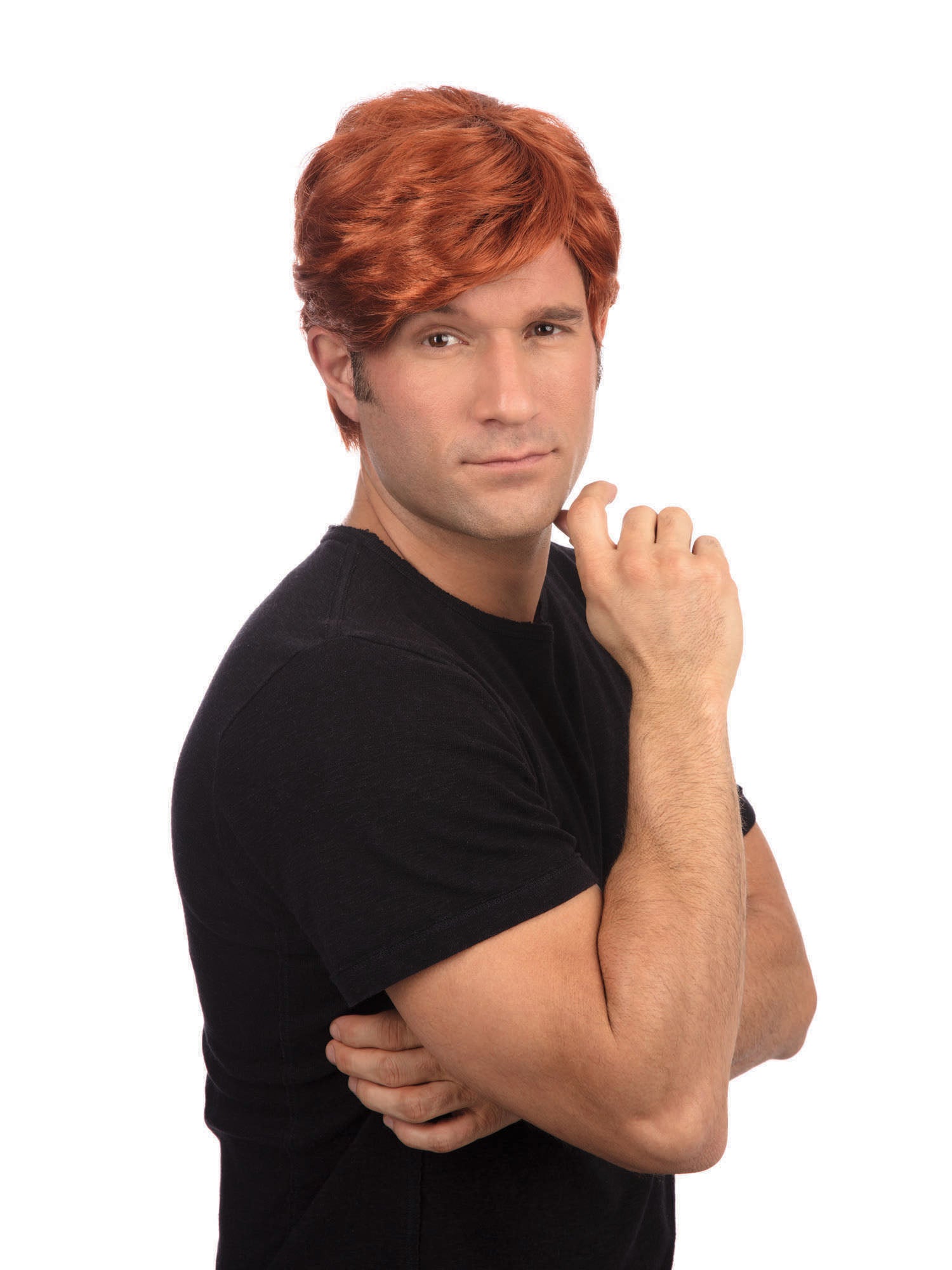 Ginger Mans Side Parting Wig 1